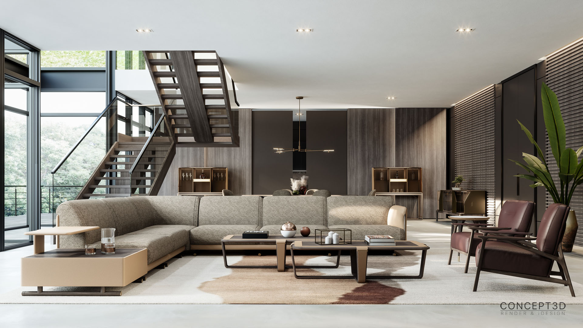Render Interior Luxury Home